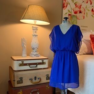 Olive & Oak, Mini Dress in Sapphire Blue